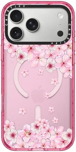 Vista 29 de CASETiFY Impact iPhone Air Case [Delgada/Compatible con Magsafe / 8.2 ft. Protección contra Caídas de Grado Militar 4X] - Lazos - Rosa Arcos