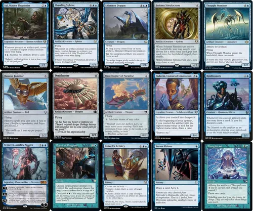 Vista 3 de Elite Commander Urza Artifacts Deck – Mono Blue – Urza, Lord High Artificer – EDH cEDH – 100 cartas – Magic The Gathering Deck – Muy fuerte