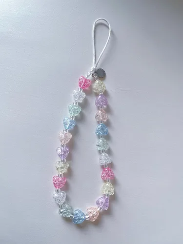 Vista 72 de Drawwind Correa con cuentas para teléfono con pulsera universal, cordón para teléfono celular lindo, pulsera de muñeca con cuentas, cadena de hilo