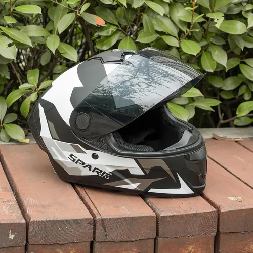 Vista 9 de Casco integral para motocicleta aprobado por DOT para adultos, ligero con ventilación, equipo de conducción para todas las estaciones, forro