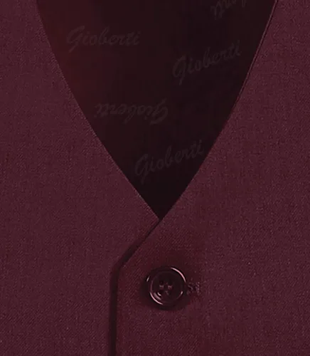 Vista 3 de Gioberti Chaleco de traje formal de 4 botones para niño