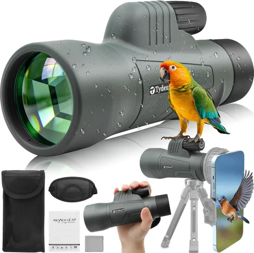 Vista 9 de Telescopio monocular de prisma K4 HD 10x42 para viajes, vida silvestre, caza, camping, observación de aves