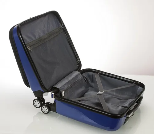 Vista 4 de Rockland Revolution - Carcasa rígida para computadora, Azul, Revolution - Carcasa rígida para computadora