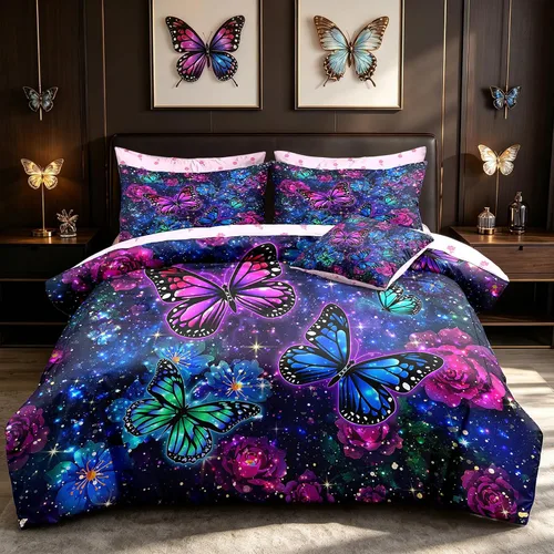 Vista 21 de Bodhi Juego de edredón deportivo 3D de baloncesto para adolescentes y niños, juego de ropa de cama de microfibra suave con fundas de almohada 4003