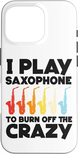 Vista 20 de iPhone 16 Saxofón I play saxofón para quemar el caso loco