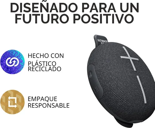 Vista 8 de Ultimate Ears MINIROLL Altavoz Bluetooth impermeable - Negro suave
