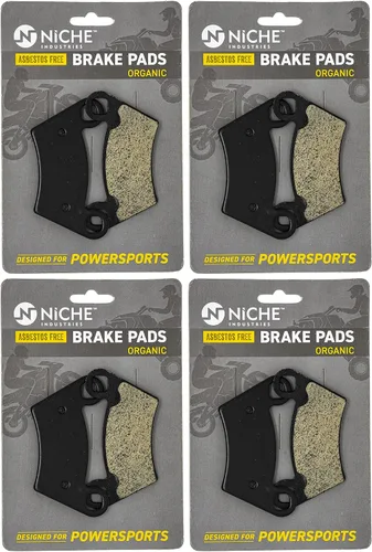 Vista 9 de NICHE Juego de pastillas de freno delanteras y traseras para Polaris Ranger 500 570 800 2202413 2202097 1910514 1910672 Orgánico