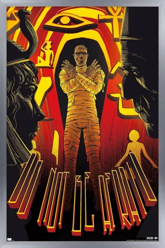 Vista 10 de Trends International Póster de pared de César Moreno con texto en inglés "The Mummy - Do Not Be Afraid by César Moreno, 14.725" x 22.375", versión