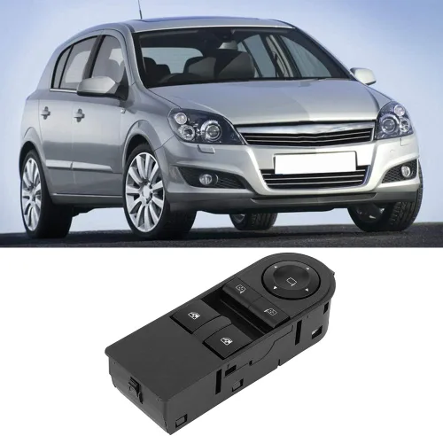 Vista 5 de Interruptor de ventana eléctrica, interruptor elevalunas eléctrico para coche, 13228706, accesorio de repuesto para automóvil Vauxhall Zafira