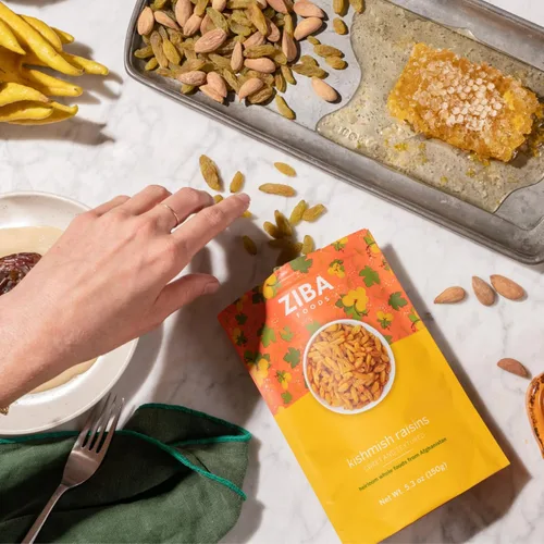 Vista 8 de Ziba Foods Kishmish Pasas Sin OMG, vegano, entero 30 amigable y paleo Superalimento naturalmente alto en fibra, hierro y antioxidantes que