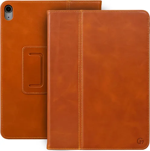Vista 10 de Casemade Real Leather Case Compatible with iPad mini 7 (A17 Pro) / 6th Gen (2021) - Full-Grain Leather Cover, Auto Sleep/Wake, Dual Stand Position
