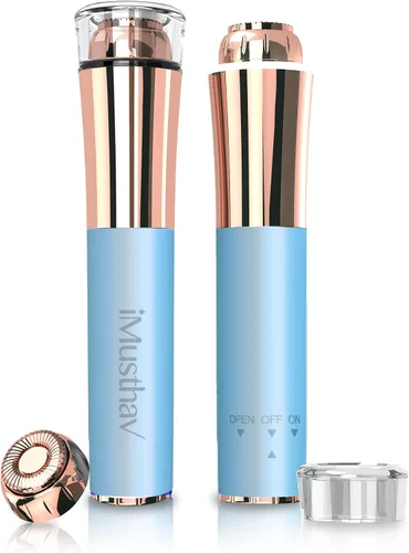 Vista 14 de Depilación facial para mujeres, removedor de vello facial eléctrico sin dolor e impecable, afeitadora facial y recortadora para labio superior