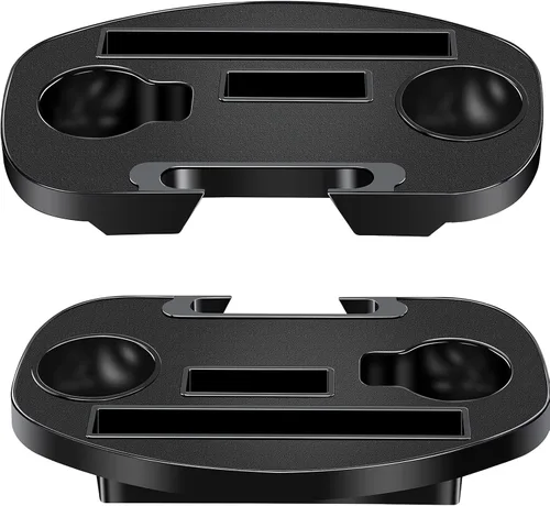 Vista 2 de Bandeja para silla de gravedad cero, paquete de 2 portavasos versión mejorada para silla de gravedad cero, mesa de silla de utilidad con clip