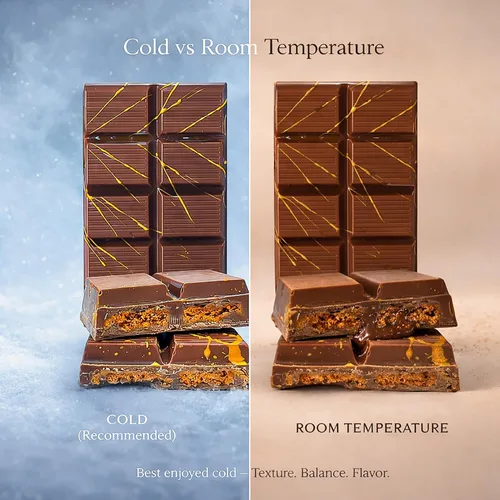 Vista 3 de Chocolate estilo Dubai (paquete de 3) – Reinterpretado: chocolate con leche belga de 6 onzas con crema de galletas caramelizadas y Kadayif crujiente