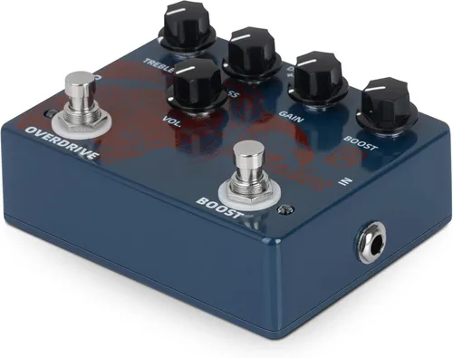 Vista 3 de Caline DCP-11 Andes Boost Overdrive Pedal de efecto dual para guitarra