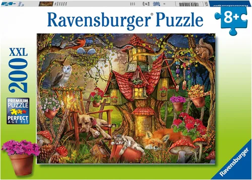 Vista 2 de Ravensburger The Little Cottage - Rompecabezas de 200 piezas XXL