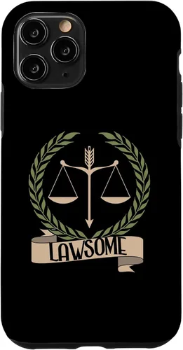 Vista 29 de Lawsome Scales Of Justice Lawyer Law Student Case for iPhone 16