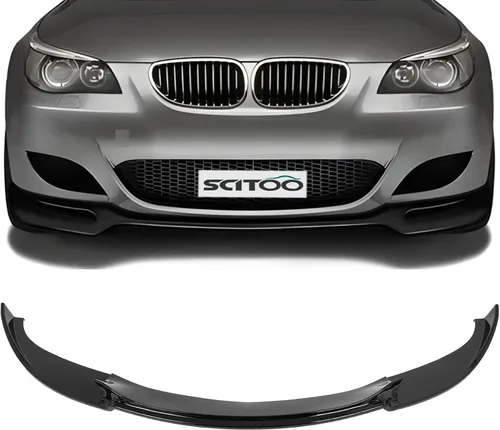 Vista 83 de SCITOO Alerón de borde de parachoques delantero mate negro para Ford Focus ST años 2013-2014 - Spoiler frontal de polipropileno