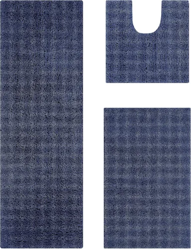 Vista 60 de Better Trends Micro Collection - Tapetes de baño, alfombra suave, alfombra de felpa absorbente, alfombra de baño 100% poliéster para suelo de baño