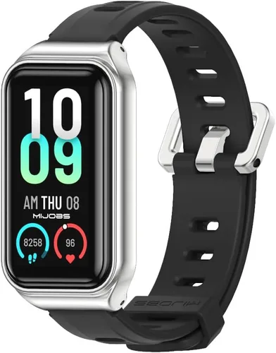Vista 10 de Correa de repuesto de silicona para reloj, accesorios de pulsera inteligente para Amazfit 7 Fit Band