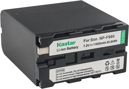 Vista 2 de Kastar Batería NP-F990, 2 unidades, 7.2V 11600mAh repuesto para NP-F975 NP-F970 NP-F960 NP-F950 NP-F930 NP-F770 NP-F750 NP-F730 NP-F570 NP-F550