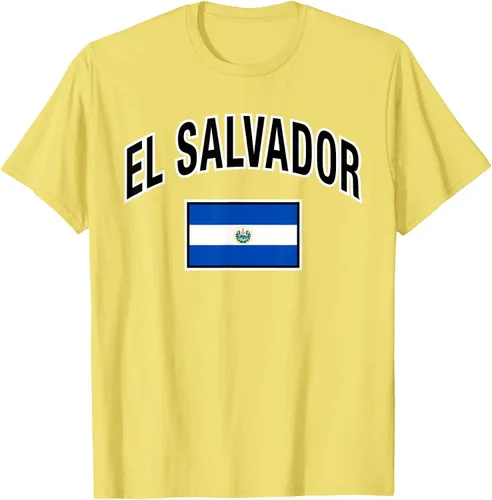 Vista 29 de Camiseta salvadoreña Orgullosa Bandera de El Salvador, Negro