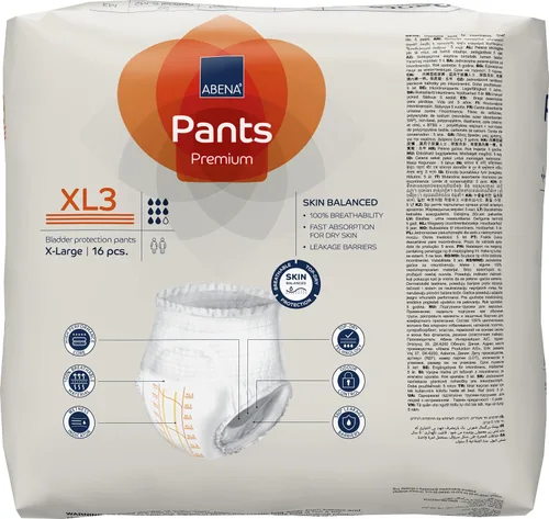 Vista 2 de Abena Pantalones, ropa interior protectora de alta calidad, nivel 3, mediano a extra grande, 16