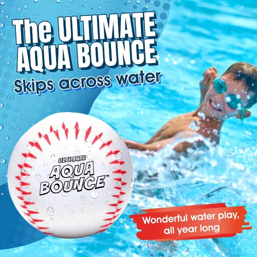 Vista 2 de Activ Life Ultimate - Paquete de 2 pelotas de salto de agua más grandes de 3 pulgadas, pelotas rebotadoras para diversión en la piscina y la playa