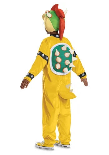 Vista 2 de Disfraz de Mono Bowser de Super Mario Bros para Niños Multicolor