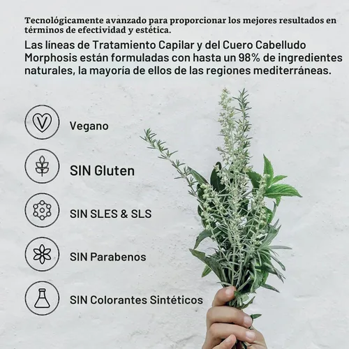 Vista 4 de FRAMESI Morphosis Densifying Shampoo - Champú voluminizador para cabello adelgazante - Champú para cuero cabelludo sensible - Ayuda a mejorar