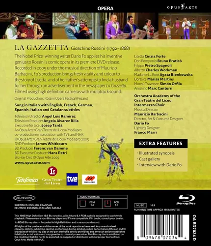 Vista 3 de Rossini La Gazzetta Blu-ray