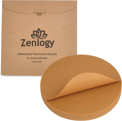 Vista 9 de Zenlogy Rondas de papel pergamino de 4 pulgadas, 200 hojas, sin blanquear