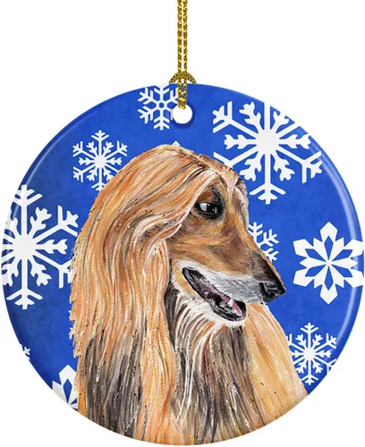 Vista 174 de Caroline's Treasures Cavalier Spaniel - Adorno de cerámica para colgar en el árbol de Navidad, para el hogar, Navidad, fiestas, regalo, 3 pulgadas