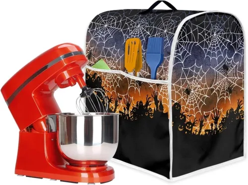 Vista 26 de Aztec Kitchen Aid - Cubierta para batidora de cocina, tamaño S, a prueba de polvo, compatible con batidora de soporte de 5 a 8 cuartos de galón