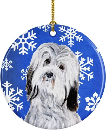 Vista 66 de Caroline's Treasures Cavalier Spaniel - Adorno de cerámica para colgar en el árbol de Navidad, para el hogar, Navidad, fiestas, regalo, 3 pulgadas