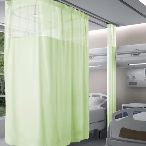 Vista 18 de Fcosie Cortinas divisoras de habitación de hospital con ganchos planos para cubículo, pantalla de privacidad para hospital, clínica médica
