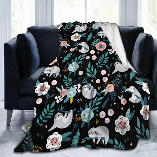 Vista 7 de Manta de franela suave y cálida con diseño de llama alpaca, manta de cama de franela de forro polar, regalo para niños, niñas, adultos o silla