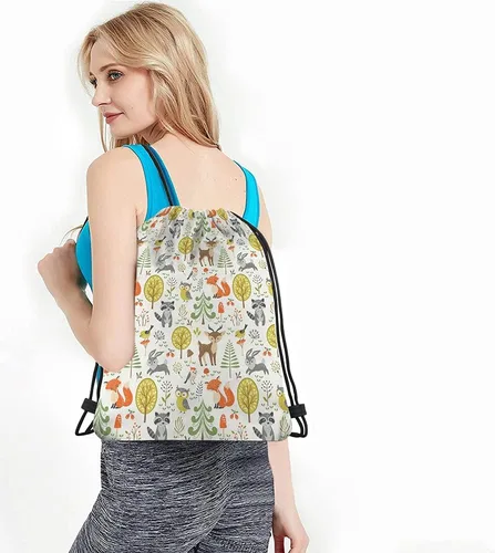 Vista 4 de Bolsas con cordón de unicornio, mochila y bolsa de gimnasio con cordón, Multi-a54, Mochilas de viaje