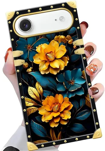 Vista 101 de Funda compatible con iPhone X/Xs, TPU suave de lujo y parte trasera de policarbonato duro para niñas y mujeres, funda protectora a prueba de golpes