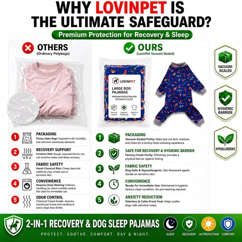 Vista 3 de LovinPet Pijama grande para perros, estampado de cohete y nave espacial azul marino, camiseta ligera y elástica para perros grandes, pijamas