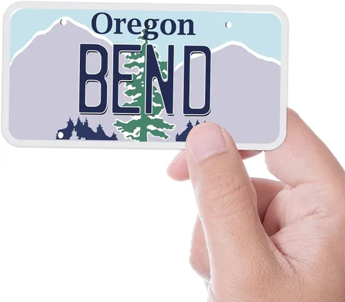Vista 12 de Calcomanías de Matrícula de Oregon, Elige tu Ciudad del OR Adhesivo para Parachoques - Calcomanía del Noroeste del Pacífico para Hydroflask (Ashland)