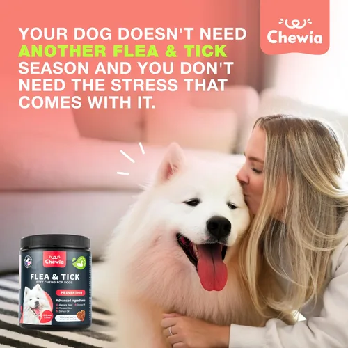 Vista 9 de Masticables para pulgas y garrapatas para perros - Prevención oral masticable de pulgas y garrapatas para perros Masticables de apoyo a pulgas