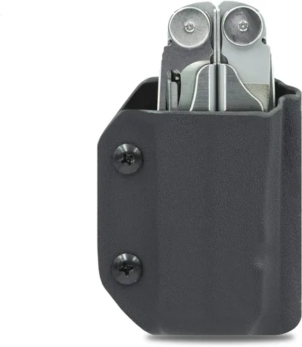 Vista 4 de Clip & Carry Kydex - Funda multiherramienta para cuero Wave & Wave + Plus, fabricada en Estados Unidos, funda para múltiples herramientas, funda