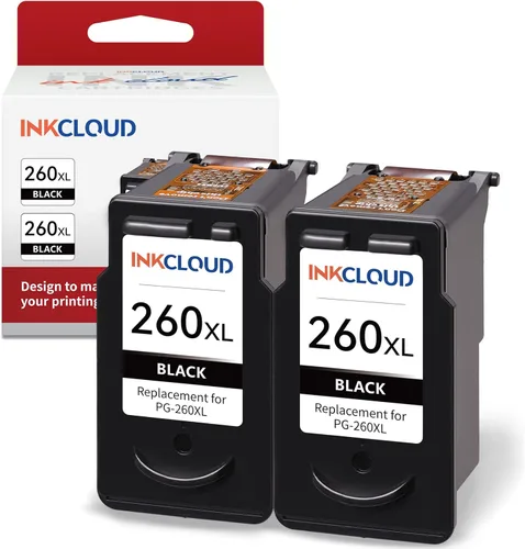 Vista 7 de Cartucho de tinta negra de repuesto 260XL para Canon 260XL PG-260 260 PG260 compatible con Canon Pixma TS6420a TS6420 TR7020a TS5300 TS5320 TR7020