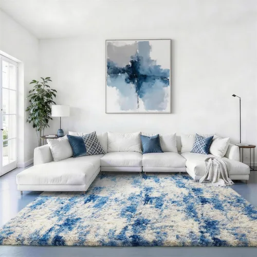 Vista 119 de Ophanie - Alfombras para sala de estar, antideslizante y suave, de felpa grandes y peludas para dormitorio, peludas para niños y niñas, decoración