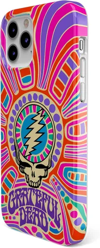 Vista 3 de Casely Funda para iPhone 12 Pro Max Arte del Caos Cráneo de Grateful Dead Diseño Clásico Ultra Delgado