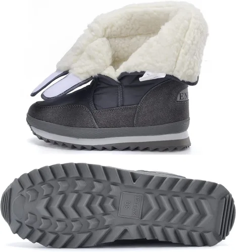 Vista 5 de DADAWEN - Botas de nieve impermeables para mujer