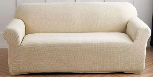Vista 5 de Fundas elásticas para sofá de 1, 2, 3, 4 plazas, funda protectora de sofá individual de terciopelo para perros, mascotas, funda para sofá, funda #24