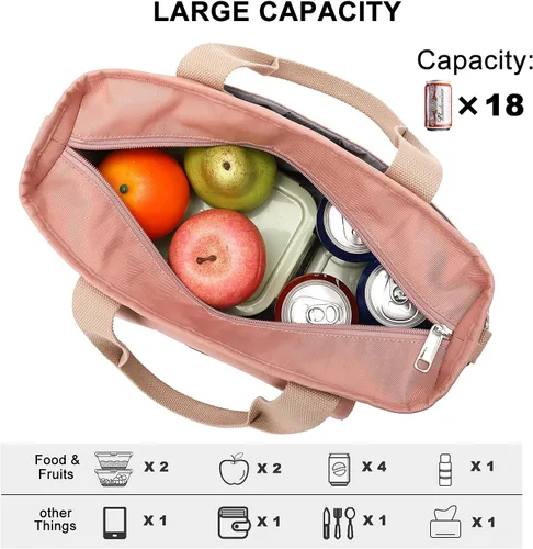 Vista 3 de Weitars Bolsa de almuerzo y lonchera mochila 2 PCS