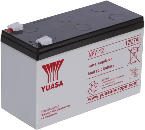 Vista 3 de Yuasa - NP7-12 AGM S65-12V 7.0Ah - Batería recargable de plomo ácido sellada